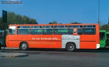 Buswerbung