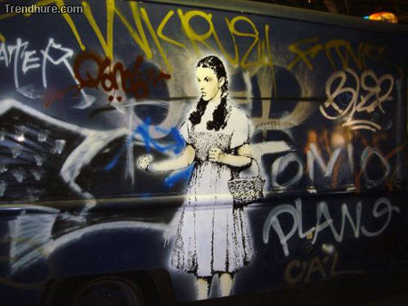 Robert Banksy Graffiti-Art