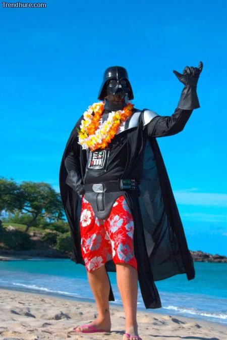 Darth-Vader macht Urlaub