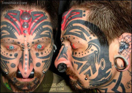Tattoo im Gesicht