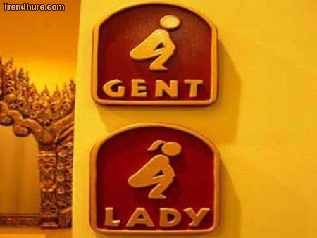 Toilettenschilder