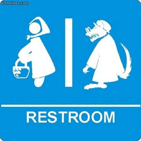 Toilettenschilder