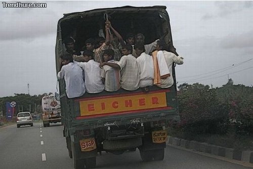 Nur in Indien...