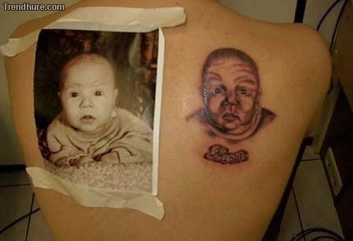 Tolle Porträt-Tattoos