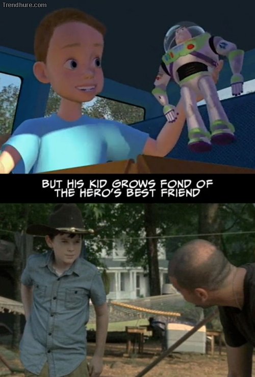Gemeinsamkeiten zwischen Toy Story und The Walking Dead