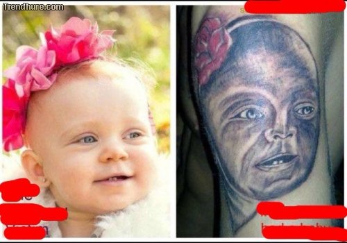 Grauenhafte Tattoos