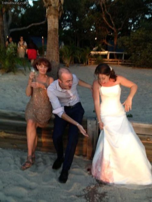 Hochzeitsmomente zerstören