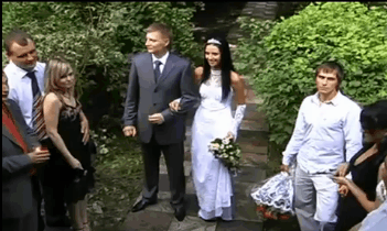 Hochzeitsmomente zerstören