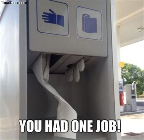 You had one Job