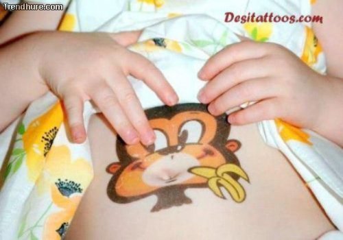 Bauchnabel-Tattoos