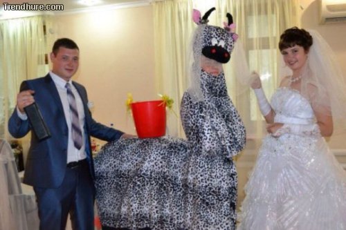 Russische Hochzeitsfotos
