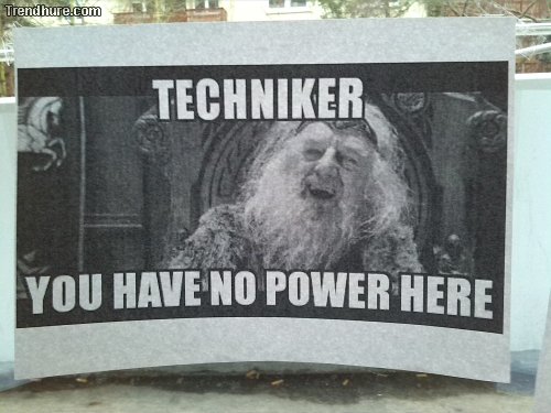 Techniker ist informiert