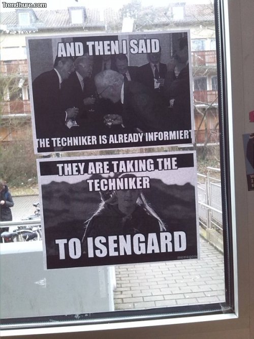 Techniker ist informiert