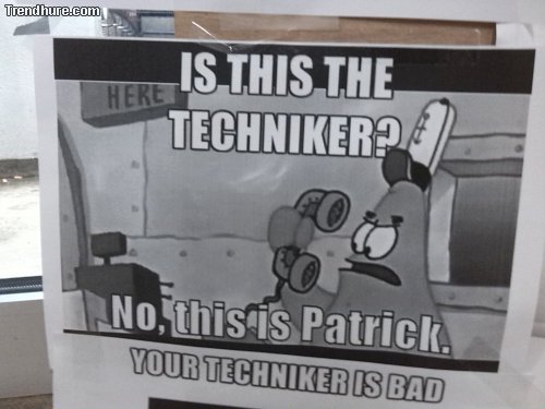 Techniker ist informiert