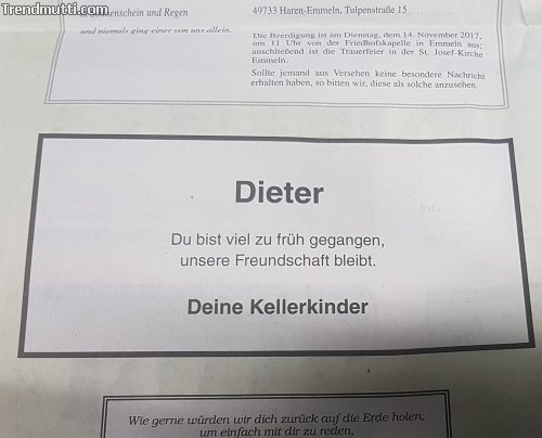 Todesanzeigen
